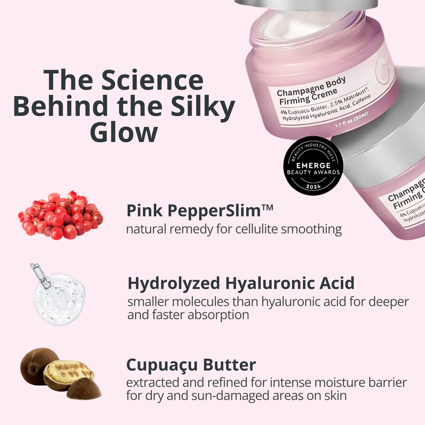 VELMEIRA™ Champagne Body Firming Creme by Dr. Terry Dubrow